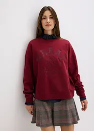 Oversized sweater van puur katoen, bonprix