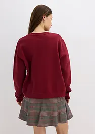 Oversized sweater van puur katoen, bonprix