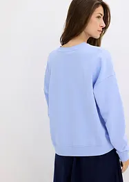 Oversized sweater van puur katoen, bonprix