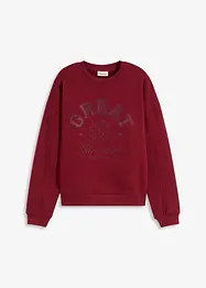 Oversized sweater van puur katoen, bonprix