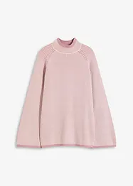Oversized trui met opstaande kraag, bonprix