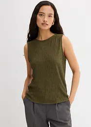 Blouse van gestructureerde crinkle, bonprix