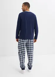 Pyjama met lange mouwen in een katoenmix, bonprix