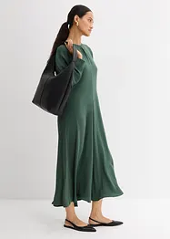 Gedrapeerde midi jurk, bonprix