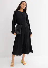 Gedrapeerde midi jurk, bonprix