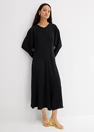Gedrapeerde midi jurk, bonprix