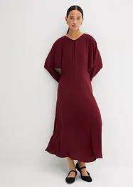 Gedrapeerde midi jurk, bonprix