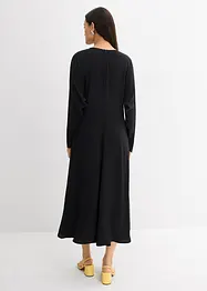 Gedrapeerde midi jurk, bonprix