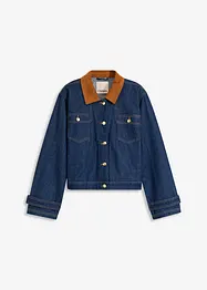 Spijkerjas  met corduroy kraag, bonprix