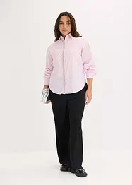 Overhemdblouse met strass, bonprix
