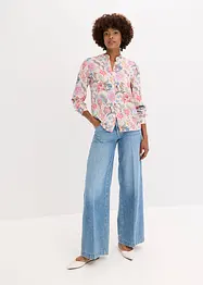 Blouse met een bloemmotief, bonprix