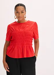 Shirt met smokwerk, bonprix