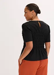 Shirt met smokwerk, bonprix