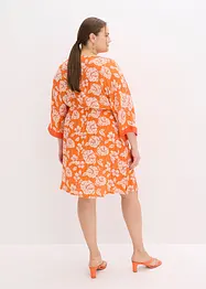 Tuniekjurk met kant van gestructureerde viscose, bonprix