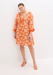 Tuniekjurk met kant van gestructureerde viscose, bonprix