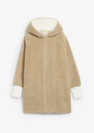Teddy fleece vest, oversized, bonprix