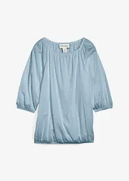 Katoenen shirtblouse met carréhals, halflange mouw, bonprix