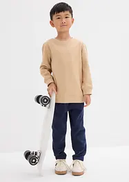 Sweater van zachte katoenmix (set van 2), bonprix