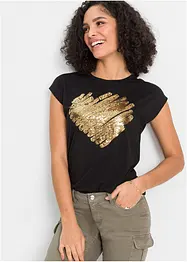 Shirt in een viscosemix, bonprix