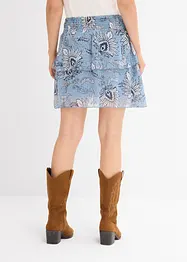 Strokenrok van gestructureerde chiffon, bonprix