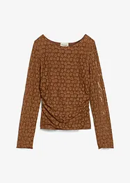 Longsleeve van kant, bonprix