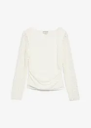 Longsleeve van kant, bonprix