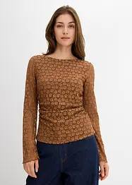 Longsleeve van kant, bonprix