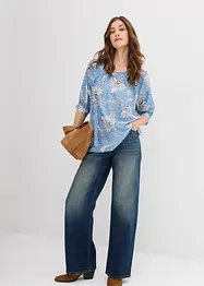 Blouse in een fijne viscosemix, bonprix