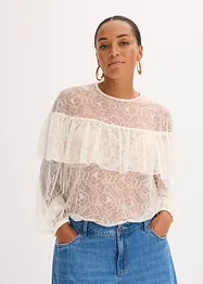 Kanten blouse, bonprix