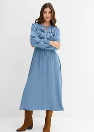 Maxi jurk van soepele viscose, bonprix
