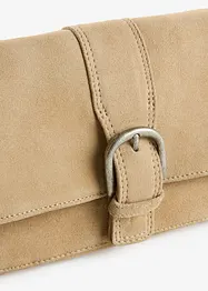 Schoudertas van wildleer, bonprix