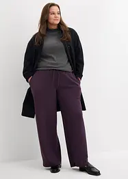 Jersey broek van stevige interlock, bonprix