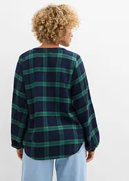 Flanellen blouse van puur katoen, bonprix