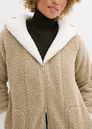 Teddy fleece vest, oversized, bonprix