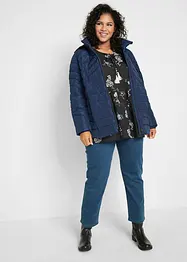 Lichte, gewatteerde jas met afneembare capuchon, bonprix