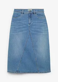 High waist stretch spijkerrok, bonprix