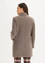 Korte jas in wollen look, bonprix