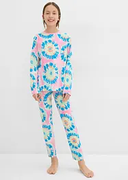 Pyjama + shortama met biologisch katoen (4-dlg. set), bonprix