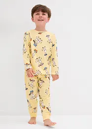 Meisjes pyjama van puur biologisch katoen (4-dlg. set), bonprix