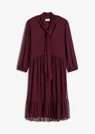 Jersey jurk van mesh, bonprix