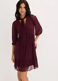 Jersey jurk van mesh, bonprix