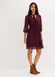 Jersey jurk van mesh, bonprix