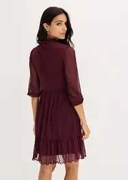 Jersey jurk van mesh, bonprix
