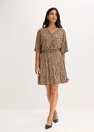 Jersey jurk in wikkellook, bonprix