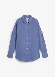 Oversized overhemd van luchtige mousseline, bonprix