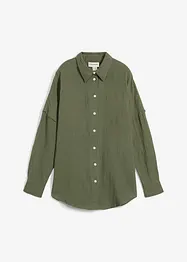 Oversized overhemd van luchtige mousseline, bonprix