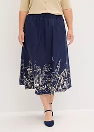 Popeline midirok van katoen, bonprix