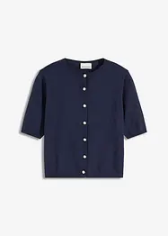 Vest met korte mouwen in een viscosemix, bonprix