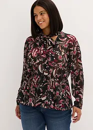 Uitlopende blouse van chiffon, bonprix