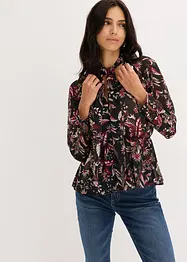 Uitlopende blouse van chiffon, bonprix